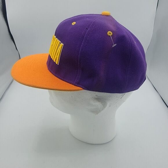 Mens California Cap, Snap Back, Orange And Purple, Brand new - Picture 3 of 8